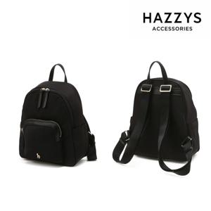 [선물포장] 블랙 단색 나일론 미니백팩 HIWA5E452BK