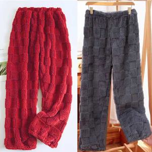 겨울 홈웨어 양털 수면 바지 극세사 부들이 파자마 여성잠옷세트 잠옷쇼핑몰예쁜잠옷