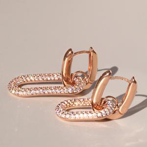 14K G.F 헤르디 원터치 링 귀걸이 EA2327