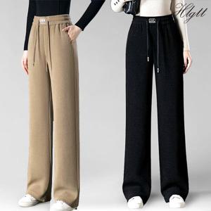 [하프클럽] (55~88)2종세트 밴딩소프트코듀로이팬츠 여성봄바지 골덴 바지세트 여성기모팬츠 여성바지정장