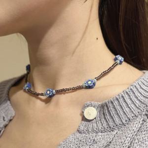 델리아 여자 비즈 목걸이 35cm (18263823)