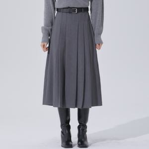 [제이디엘]클레이 핀주름 스커트