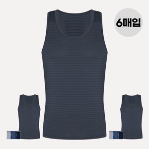 남성런닝셔츠 메리야스 시원한 쿨 냉감 민소매 여름 런닝 6종 3+3  선물