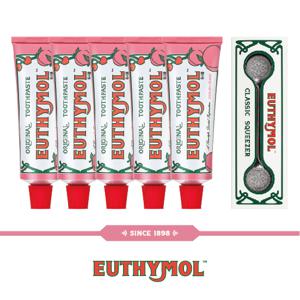 쿨링피치 오리지널 치약 120g 5개 + 스퀴저 1개