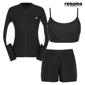 여성 3피스 집업 래쉬가드 세트LS2F704