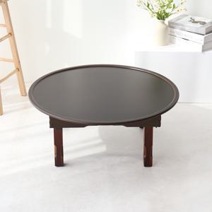 원2.3 엔틱 1도 접이식 원형밥상 69센티 3인용 4인용 원형상 소반