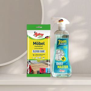 더스트 스탑 먼지 제거제 500ml+먼지 제거 티슈 1팩 가구 먼지쌓임 방지 정전기방지 차량 자동차