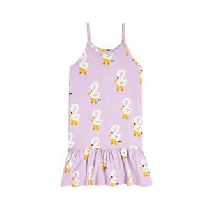 보보쇼즈 키즈 펠리컨 패턴 나시 원피스 라이트퍼플 123AC126