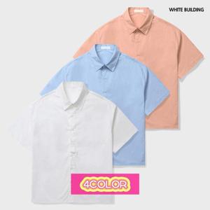 [하프클럽] 화이트빌딩 여성반팔셔츠 블라우스 여름 링클프리