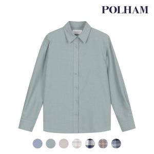 여성 소프트 플란넬 긴팔 셔츠_PHC4WC2912