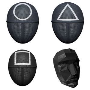 오겜 패러디 가면 코스프레 마스크 할로운 코스튬 소품 단체공연 파티 이벤트 용품 굿즈 인싸템