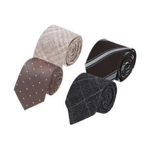 [롯데백화점]울실크 정장 패턴 면접 결혼식 남성 넥타이 6종 모음 (PEATA0111)