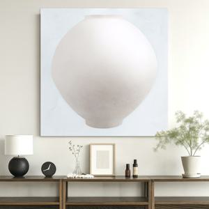 Serene 달항아리 캔버스 액자_중대형 25호[65.1x65.1cm]