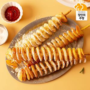 [휴게소회오리감자]회오리감자10개+시즈닝4봉(시즈닝선택:어니언/허니버터)