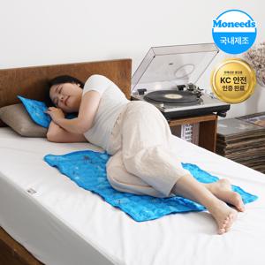 [모니즈] 국내제조 안전인증 아이스쿨매트 중형 (싱글매트1+베개1)
