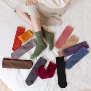 골지기모양말 10개 세트 여성 겨울 방한 중목 양말 선물