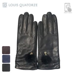 루이까또즈 셔링밍크방울 롱 여가죽장갑 HGXLW10092