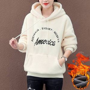 기모안감 뽀글이 후드티 겨울 맨투맨 4컬러