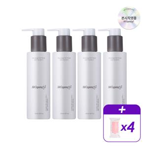 비건인증 여성청결제 모닝 젤 워시 150ml*4+페미닌 티슈 10매입x4개