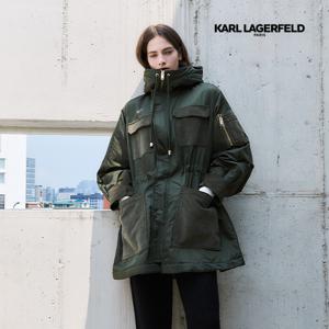 칼라거펠트 25FW 코듀로이 배색 사파리 점퍼