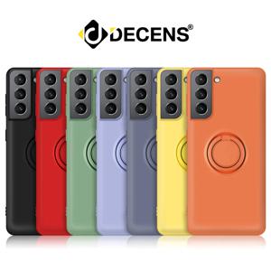 데켄스 갤럭시 S23 S22 S21 S20 노트20 울트라 플러스 핑거링 실리콘 스트랩 파스텔 핸드폰 휴대폰 케이스 M795