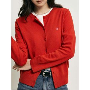 [B. my] 캐시미어 혼방 에이미 카디건  레드 (BF585AN016)