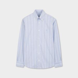 [정상가 179000원] 논아이론 옥스포드 스트라이프 셔츠 (블루) (BBTHMMF301)