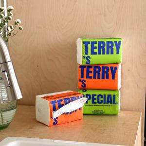 테리스페셜 뽑아쓰는 무형광 키친타올 150매x6팩(총 900매) 오렌지&그린