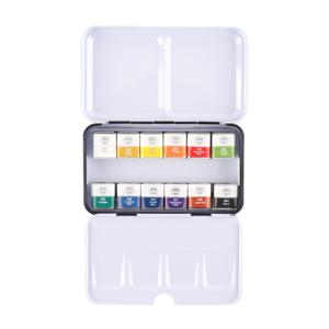 [아트메이트] 전문가용 고체형 수채화물감 12색