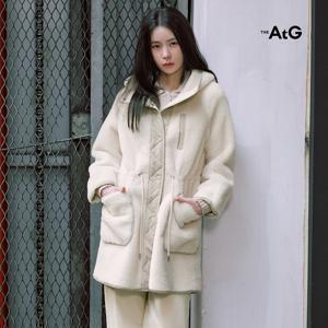 더엣지 25FW 플러피 후드 자켓