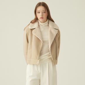 [최초가263,000]페이크 퍼 카라 숏 무스탕_KSJK240809