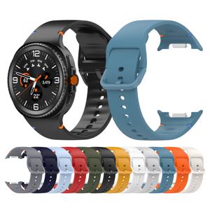 갤럭시워치8/8클래식 40 44 46mm 호환 스티치 시계줄 스트랩 실리콘 밴드