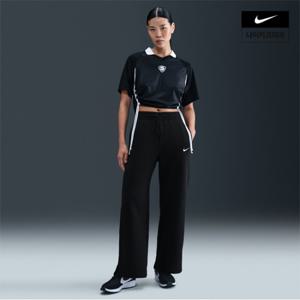 여성 스포츠웨어 피닉스 플리스 하이웨이스트 와이드 팬츠 IH1012-010