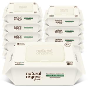 퓨어 센텔라 그린라벨프리 아기물티슈 100매 10팩