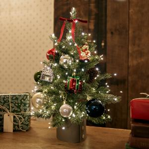 크리스마스 미니트리 전구 오너먼트 풀세트 트윙클 글램캔디 45cm