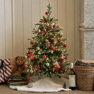 크리스마스 중형트리 100cm 전구 오너먼트 풀세트 트윙클 글램캔디