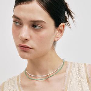 [태연 ,레드벨벳 슬기, 엄지윤, 한승연, 윤하, 예원, 유이, 정지소, 우주소녀 수빈 착용] colorful bead necklace