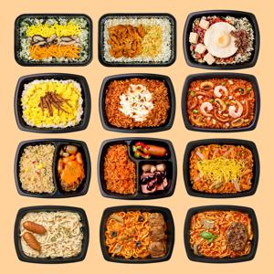 굿스푼 저당 식단 맛보기 12종 9팩/12팩 세트 간편 도시락 잡곡 곤약밥