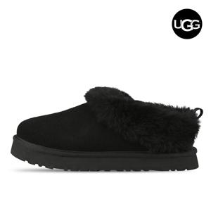 UGG K 타젤 여성 겨울 방한 모카신 털슬리퍼 블랙 1171198K-BLK