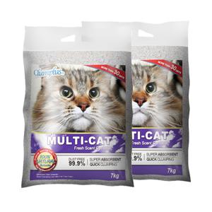 [고양이모래] 클럼플러스 멀티캣 7kg 2포