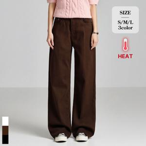 [브리치]  / (겨울찐코튼5탄) 기모 코튼 와이드 팬츠 (P2495)