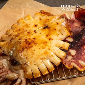 맛있는家 국내산 동해안 반건조 오징어 5미 500g 내외