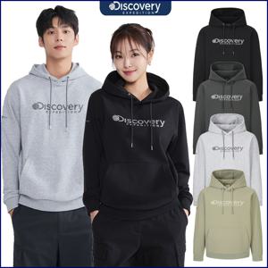 디스커버리 25FW가을신상 남성/여성 공용 세미오버핏 로건 후드티 DXHD31054