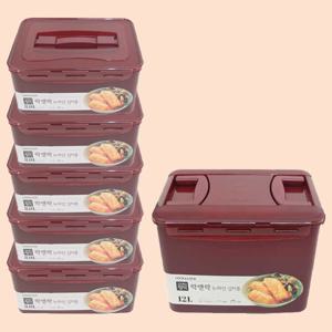 김치통 세트 / 김장 보관용기 밀폐용기 반찬통 배추 갓김치 열무 깍두기 파김치
