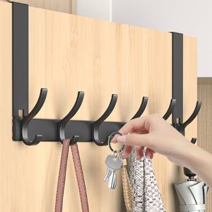 도어후크 문에 거는 옷걸이 문뒤 행거 가로 6구 방문옷걸이 문걸이 문옷걸이 문걸이행거