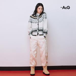 더엣지 25FW 퀼팅 커브드 팬츠