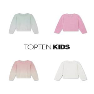 MKF4ER2201 탑텐키즈 여아 페더얀 풀오버 스웨터