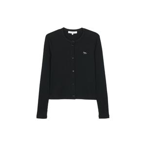 여성 립드 베이비 폭스 가디건 블랙 PW00512KJ0134-P199