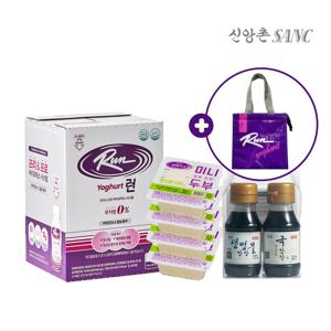 베이직캠핑세트 런12개입+미니두부4모+테이블간장