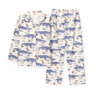 [롯데백화점]여성 G026 무민스키랜드 긴소매 파자마 세트 OR25WFGEG026